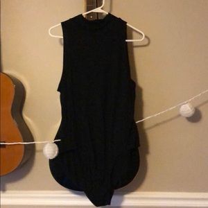 High neck bodysuit